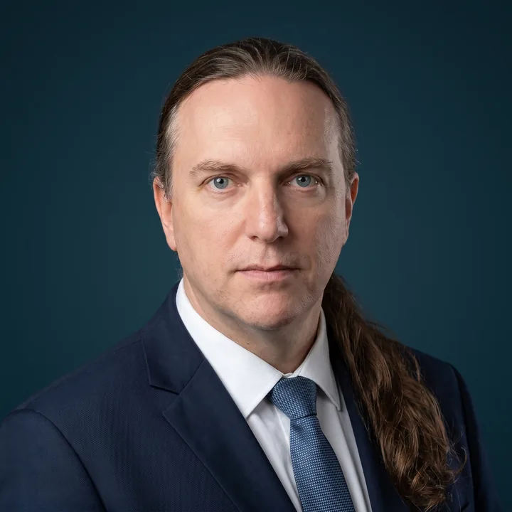 Retrato de Kirk Lauschner, advogado